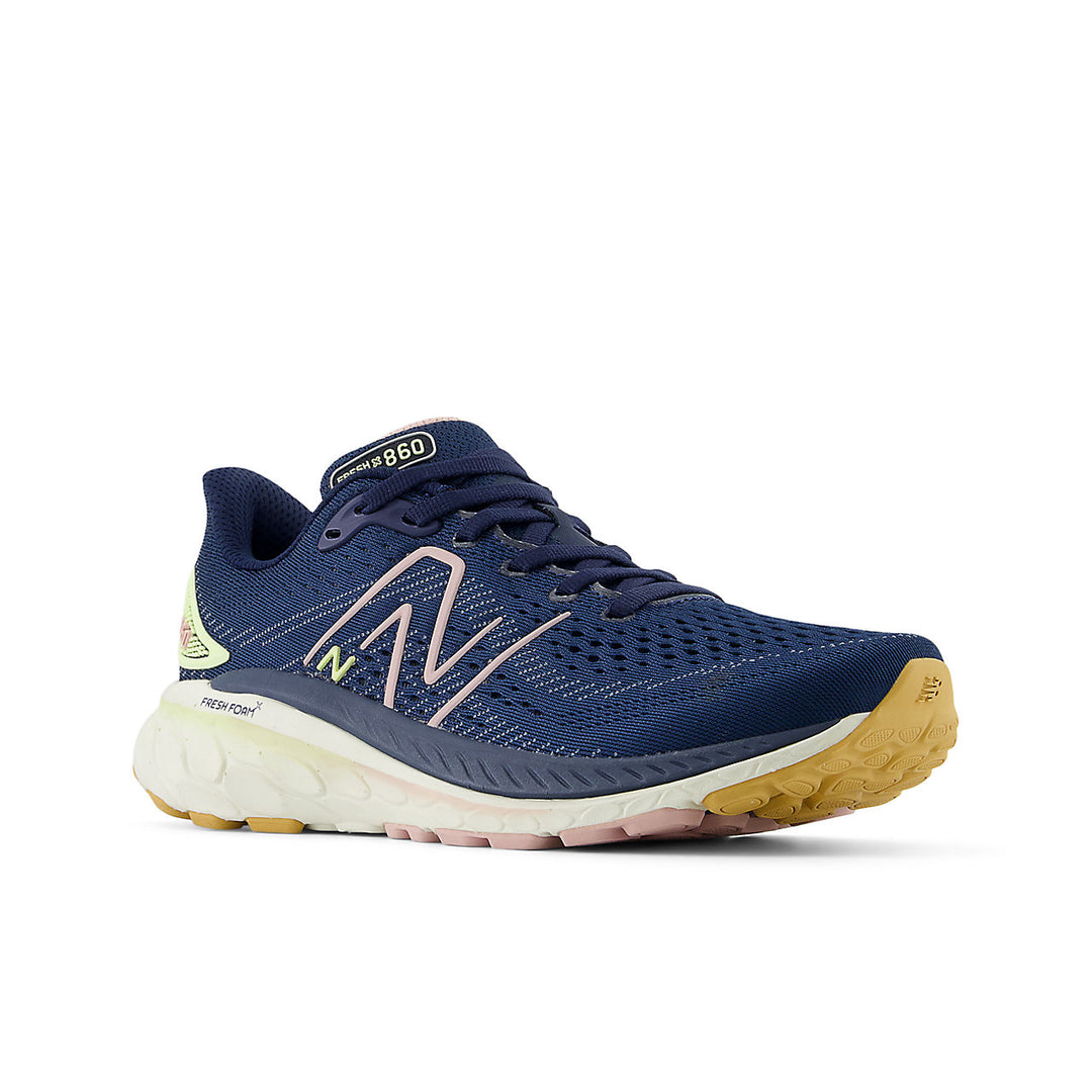 New Balance Fresh Foam X 860 v13 Wide (Womens) - Navy with orb pink and vintage indigo