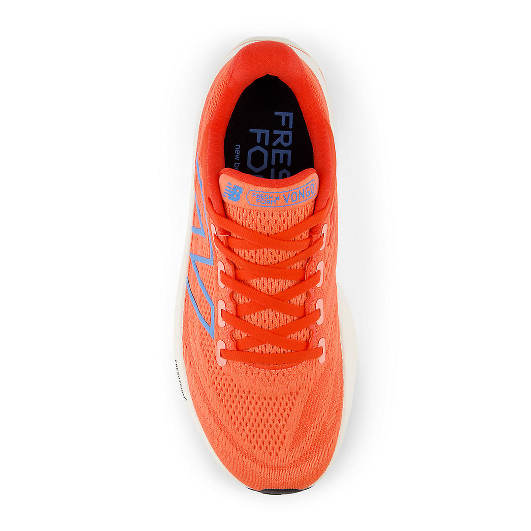 New Balance Fresh Foam X Vongo v6 Wide (Womens) - Gulf red with neo flame and coastal blue