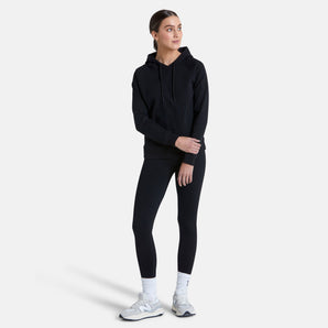 Gym+Coffee Essential Hoodie (Womens) - Black