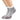 1000 Mile Run Anklet Twin Pack (Single Layer) - Grey