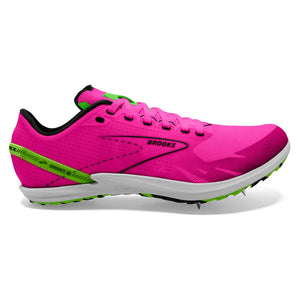 Brooks Draft XC Unisex Pink Glo Green Black Prosportswear Ltd T A RunActive