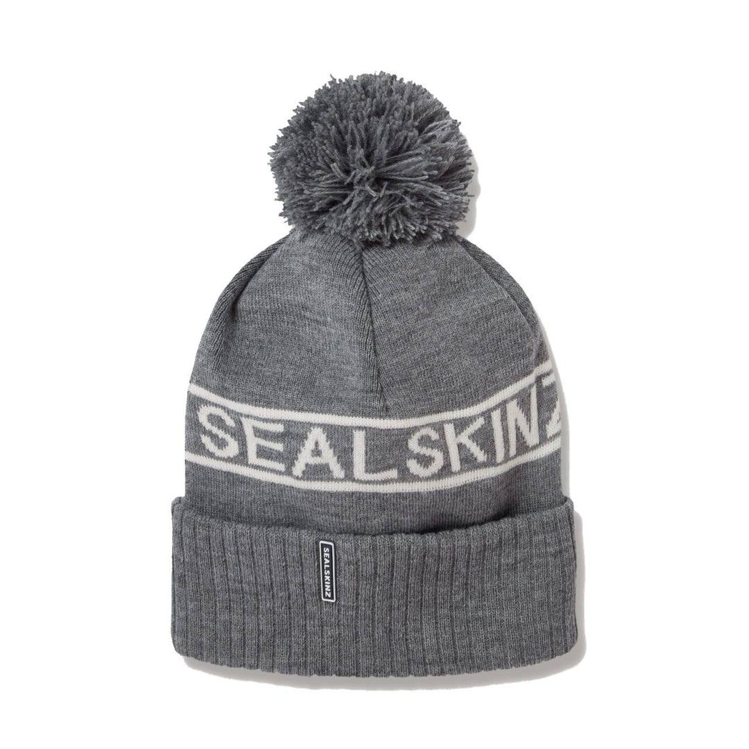 Sealskinz Waterproof Cold Weather Icon Bobble Hat - Dark Grey