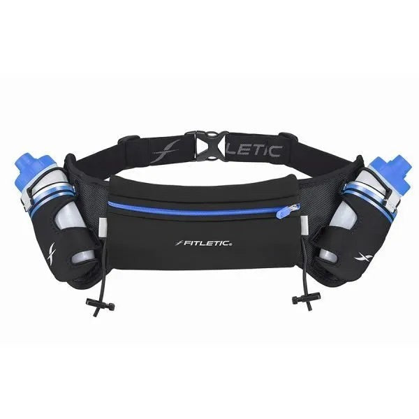 Hydra 16 Hydration Belt - Black/Blue Zip - RunActive