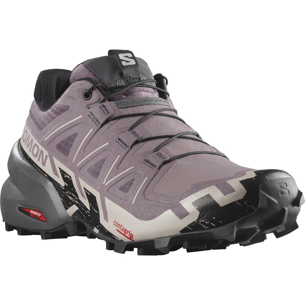 Speedcross 6 Wide (Womens) - Moonscape/Black/Ashes of Roses - RunActive