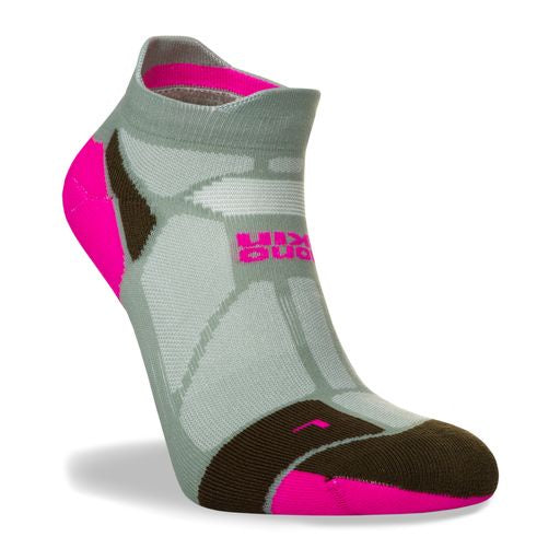 Marathon Fresh Socklet Min - Sage/Fluo Pink - RunActive