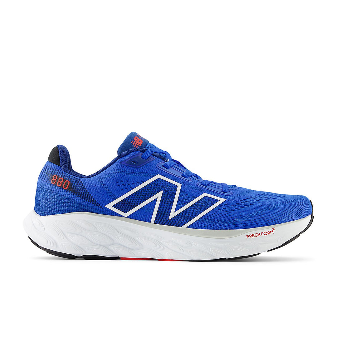 New Balance Fresh Foam X 880 v14 Wide (Mens) - Blue oasis with atlantic blue and true red