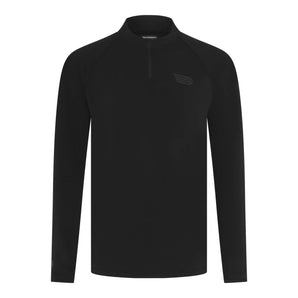 Pressio Perform Thermal Qtr Zip (Mens) - Black