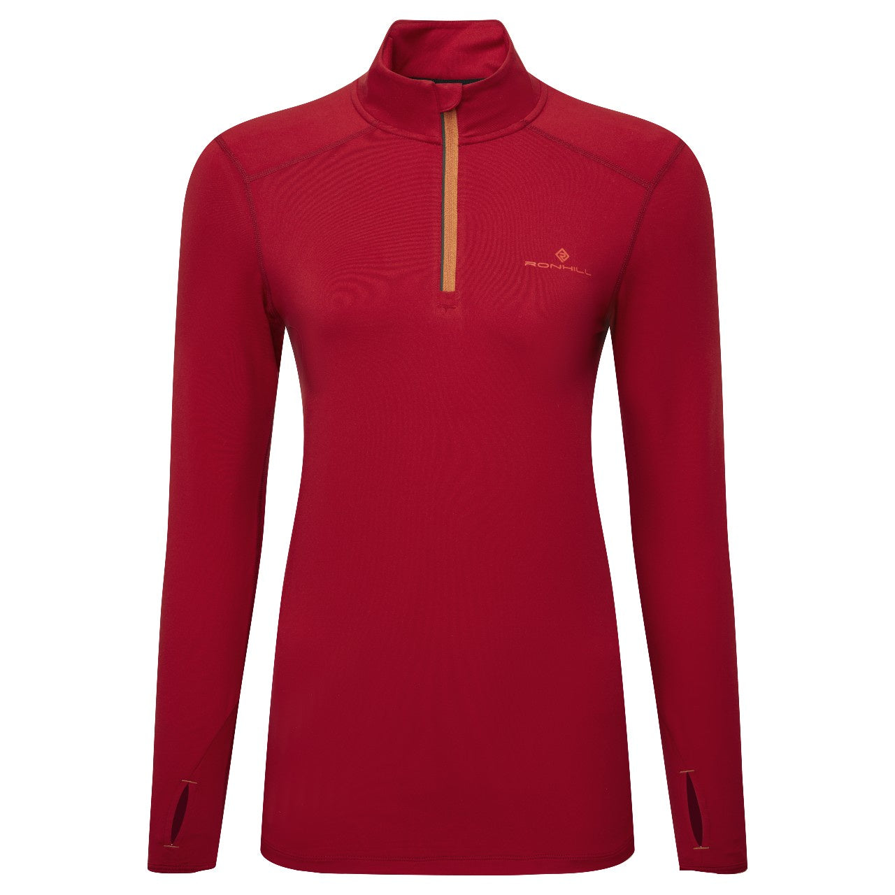 Half zip core long sale sleeve running top ladies