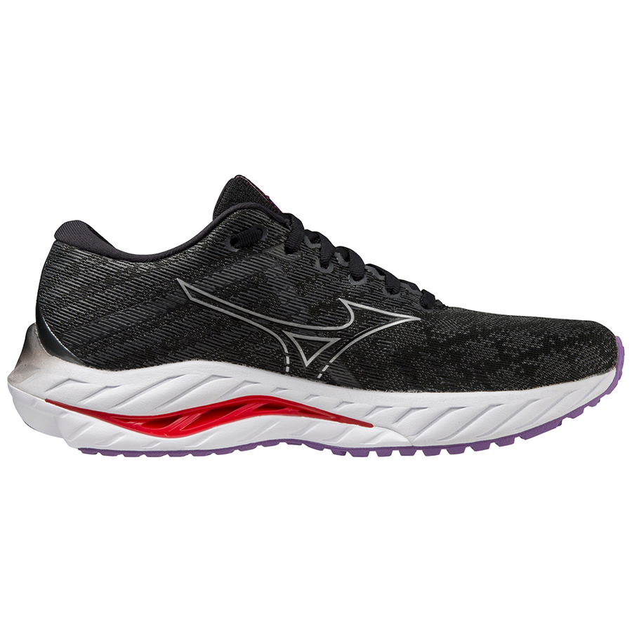 Wave Inspire 19 Wide (Women's) - Black/Silver/Bitsweet - RunActive