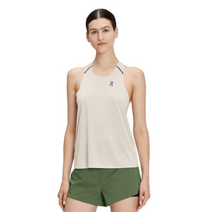 Tank-Tee (Womens) - Pearl/Undyed-White - RunActive