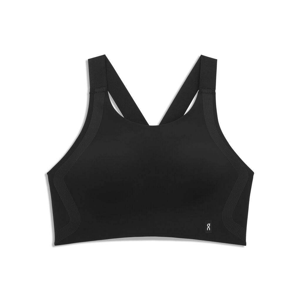 PSK COLLECTIVE Seamed Sports Bra - High Impact in Black