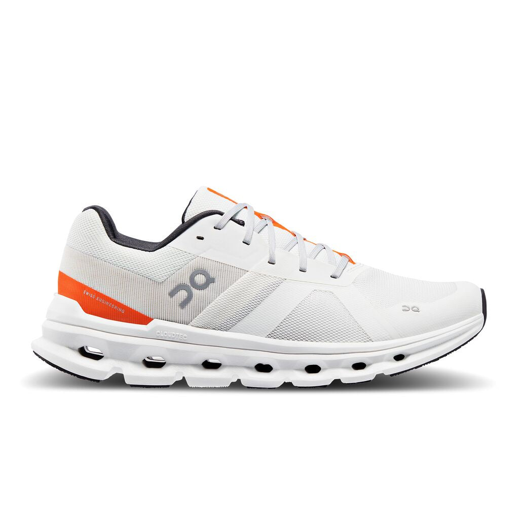 Cloudrunner (Mens) - Undyed- White/Flame - RunActive