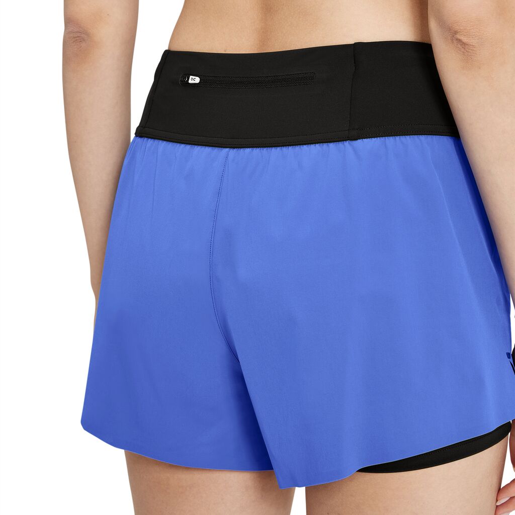 Running Shorts (Womens) - Cobalt/Black - RunActive