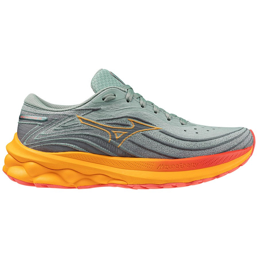 Mizuno Wave Skyrise 5 (Womens) - Abyss/Dubarry/Carrot Curl