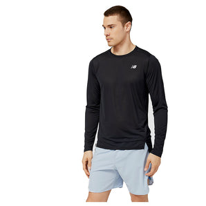 New Balance Accelerate Long Sleeve (Mens) - Black