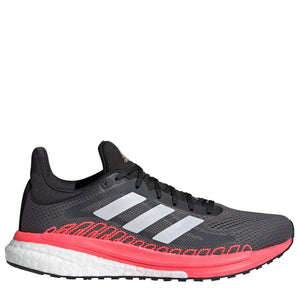 Adidas Solar Glide ST (Women's) - Grey Five/Crystal White/Signal Pink