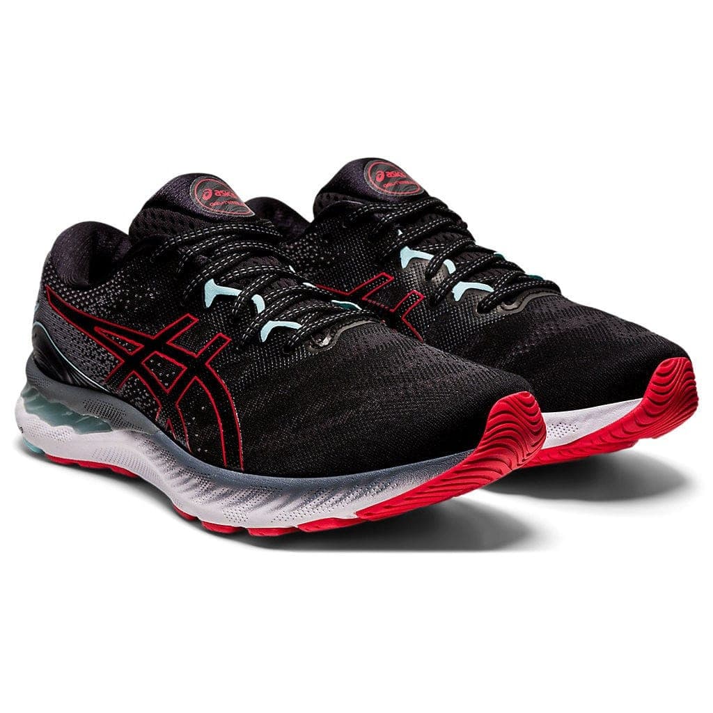 Asics red and deals black