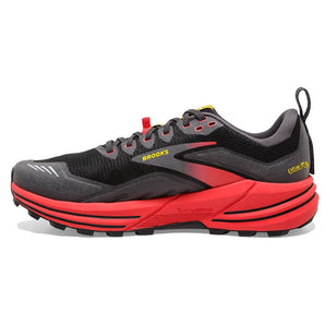 Brooks Cascadia 16 ( Men's) - Black/Fiery Red/Blazing Yellow