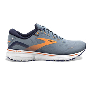 Brooks Ghost 15 (Men's) - Flintstone/Peacoat/Orange Pop