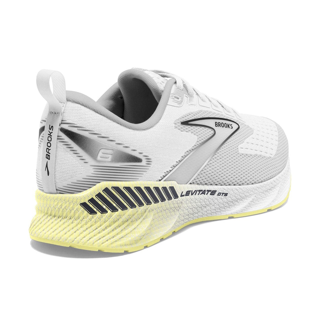 Brooks Levitate GTS 6 (Womens) - White/Oyster/Yellow – Prosportswear Ltd  T/A RunActive