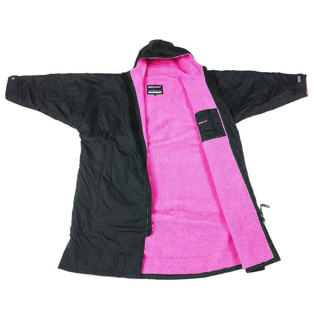 Dryrobe Dryrobe Advance Long Sleeve - Black/Pink
