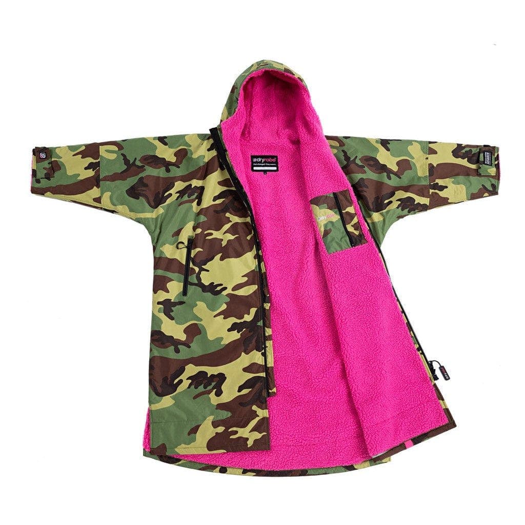 Dryrobe Dryrobe Advance Long Sleeve - Camouflage/Pink