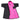 Dryrobe Dryrobe Advance Short Sleeve - Black/Pink