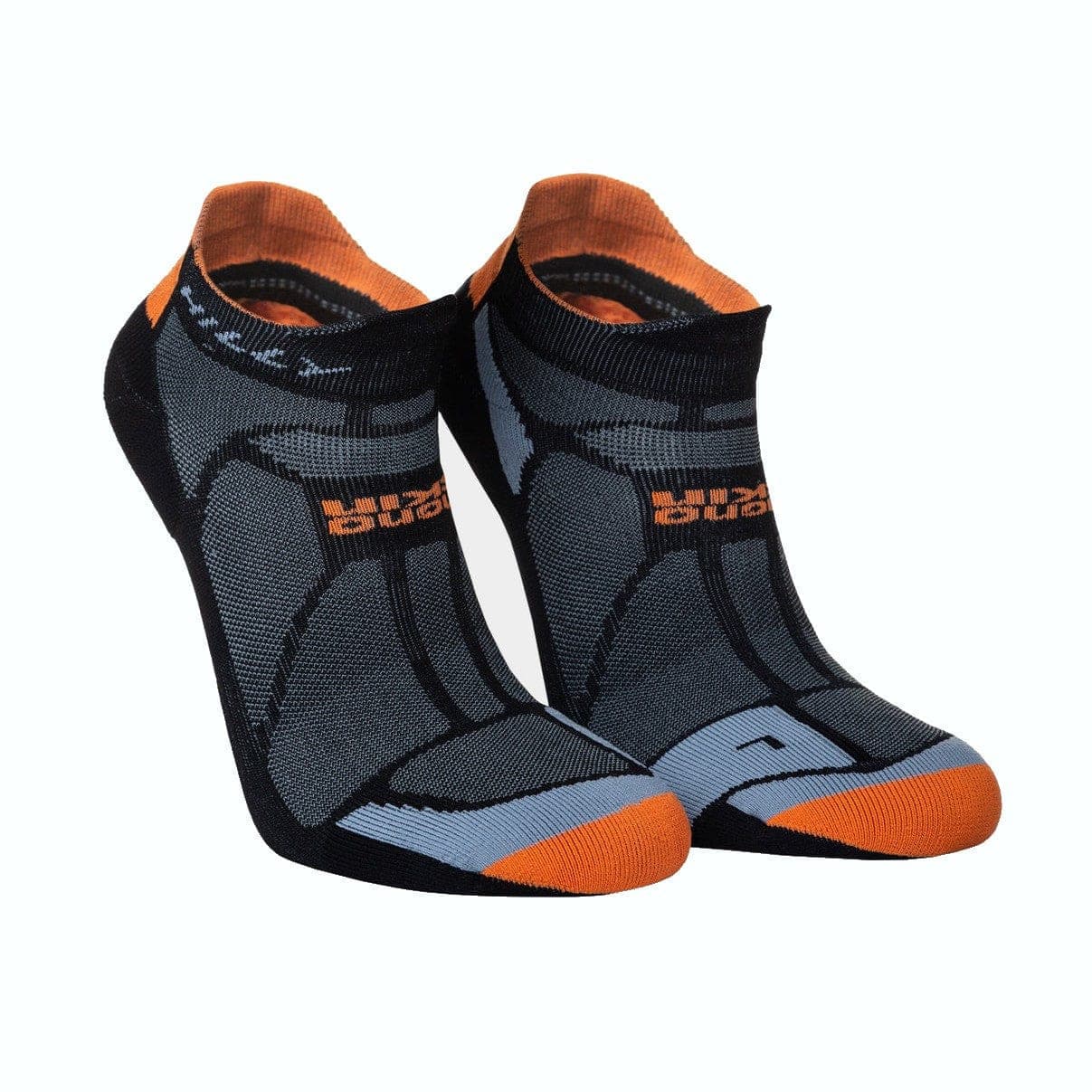 Hilly Marathon Fresh Socklet Min - Black/Orange