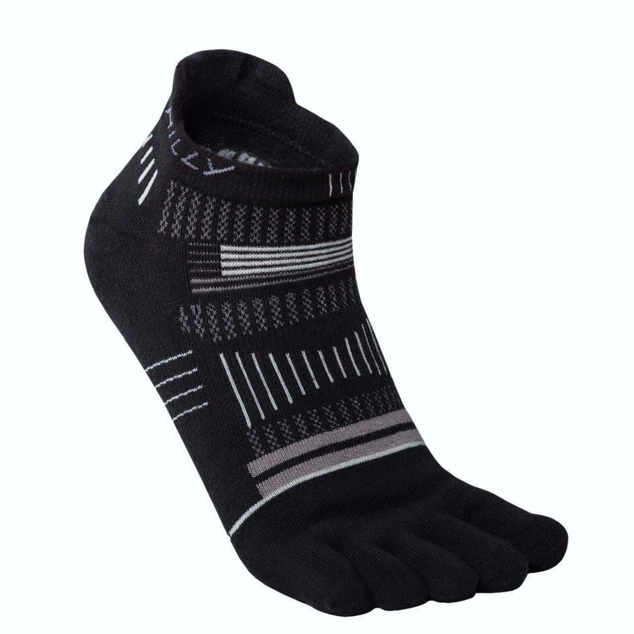 Hilly Toes Socklet Min -  Black/Grey/Light Grey