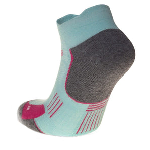 Hilly Women's Supreme Socklet Med - Aquamarine/Grey Marl