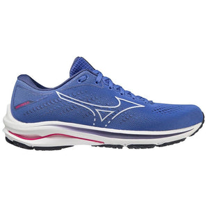 Mizuno Wave Rider 25 (Women's) - Ampro Blue/White/Deep Cobalt