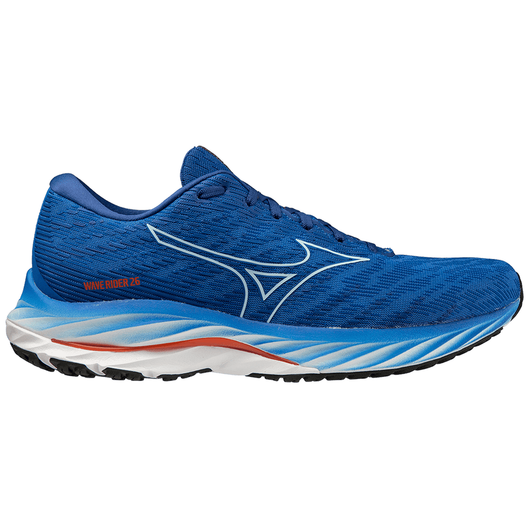 Mizuno Wave Rider 26 Mens SSonic IceWater ChTomato Prosportswear Ltd T A RunActive