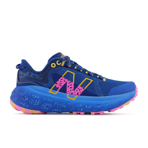 New Balance Fresh Foam X More Trail v2 (Women's) - Blue with vibrant apricot and vibrant pink