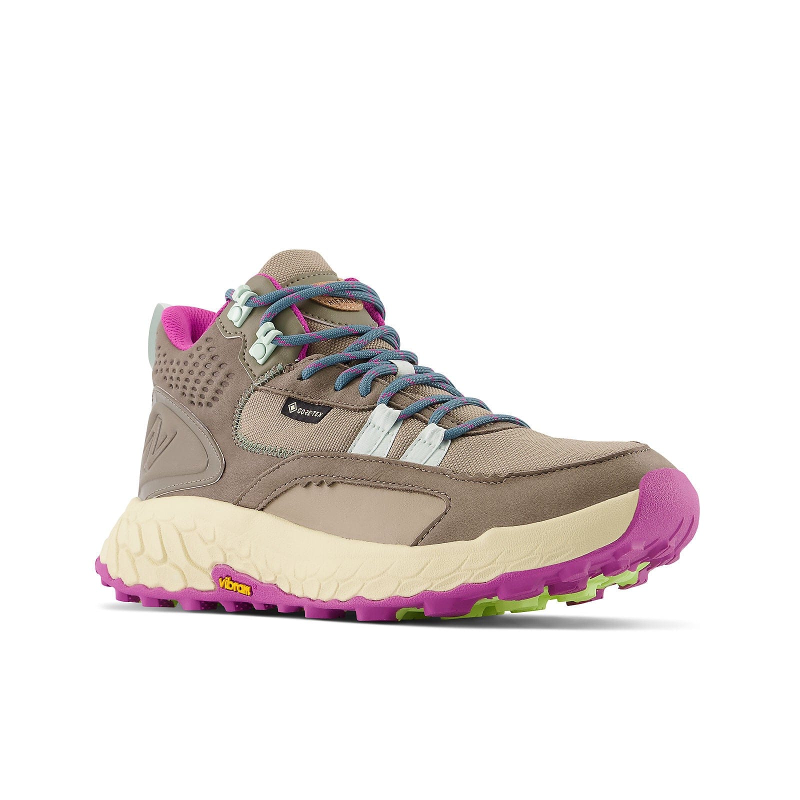 New Balance Fresh FoamX Hierro Mid GTX (Womens) - Bungee with Brindle and Cosmic Jade