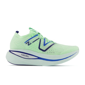 New Balance FuelCell SuperComp Trainer - Vibrant spring glo with victory blue and vibrant apricot