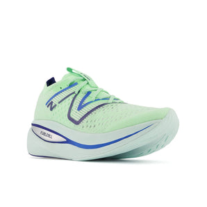 New Balance FuelCell SuperComp Trainer - Vibrant spring glo with victory blue and vibrant apricot