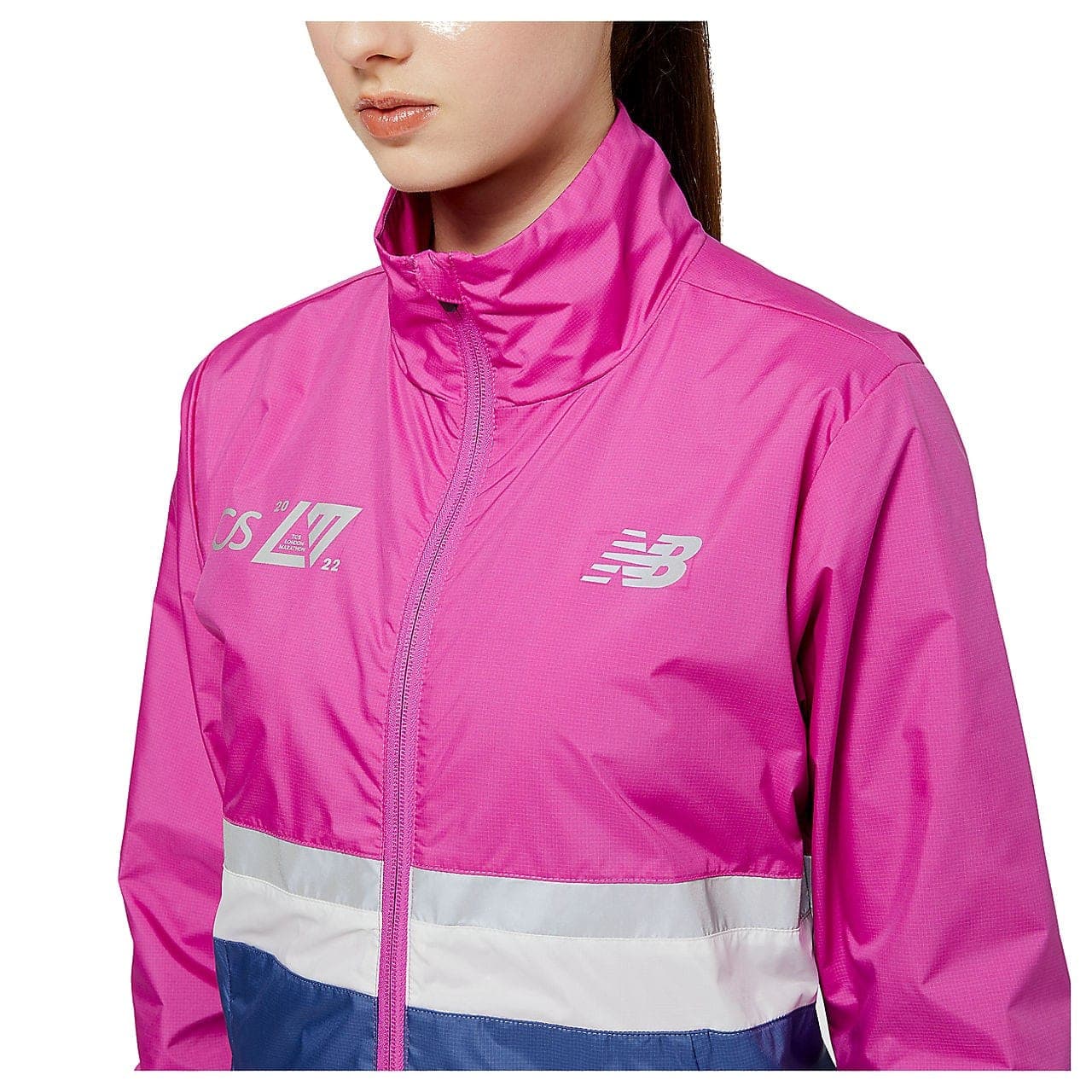New Balance London Marathon Jacket (Women's) - Magenta pop