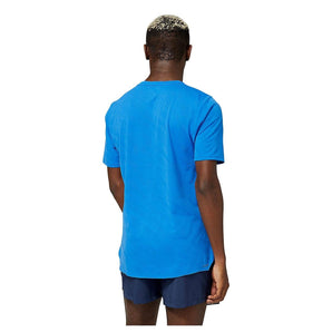 New Balance Q Speed Jacquard Short Sleeve T Shirt (Men's) - Cobalt