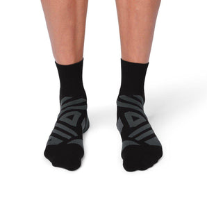 Mid Sock (Men's) - Shadow/Black-On Running-RunActive