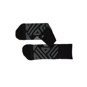 Mid Sock (Women's) - Black/Shadow-On Running-RunActive