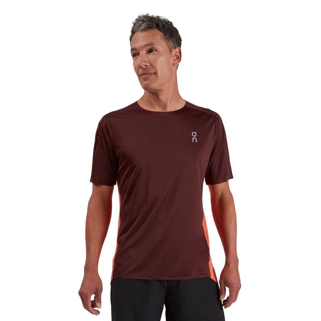 On Running Performance-T (Men's) - Mulberry/Spice