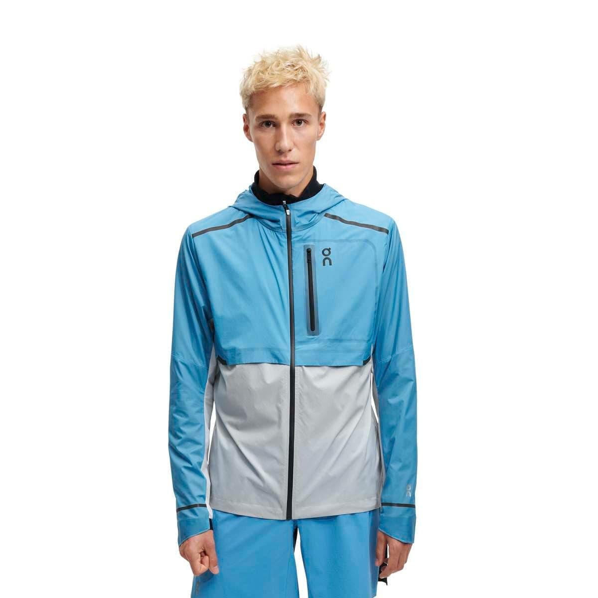On Running Weather Jacket (Men's) - Niagra/Glacier