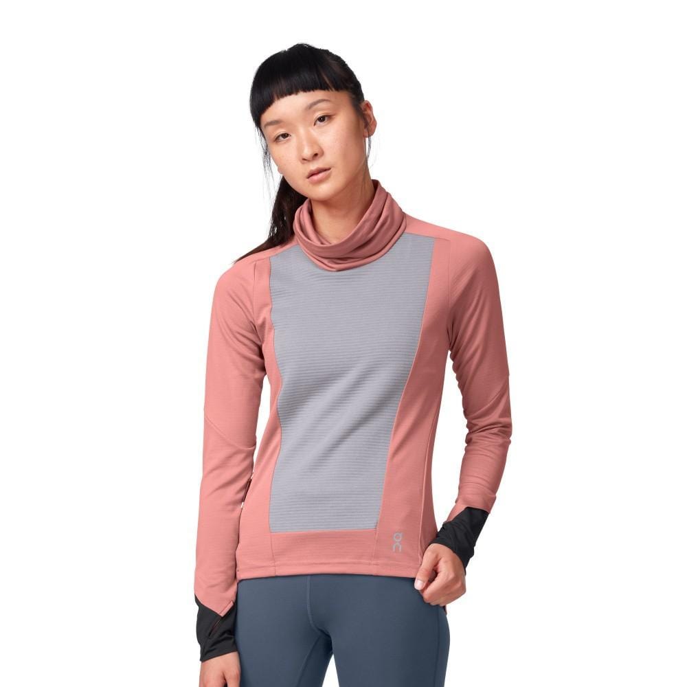 Weather Shirt (Women's) - Dustrose/Fossil-On Running-RunActive