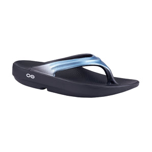 Oofos OOlala (Women's) - Metallic Power Blue