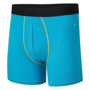 Ronhill 4.5" Boxer  (Mens) - Cyan/Acid Lime