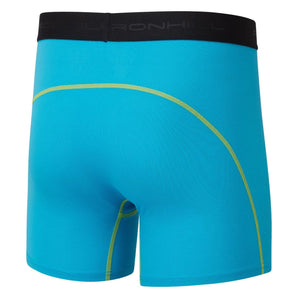 Ronhill 4.5" Boxer  (Mens) - Cyan/Acid Lime