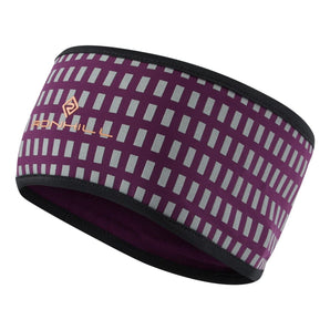 Ronhill Afterhours Headband Grape/Mango/Reflective