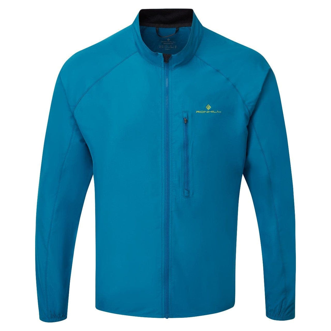 Ronhill Core Jacket  (Mens) - PrussianBlue/AcidLime
