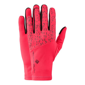 Ronhill Night Runner Glove - Hot Pink/Reflect