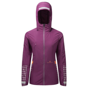 Ronhill Tech Afterhours Jacket (Womens) - Grape/Mango/Reflective